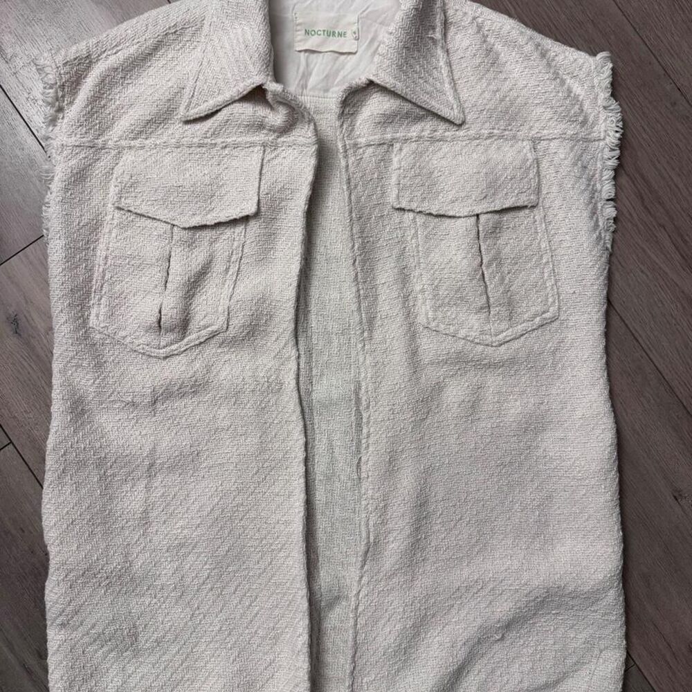 Nocturne Women's Herrington Oversized Festival Vest WAVES EU 38